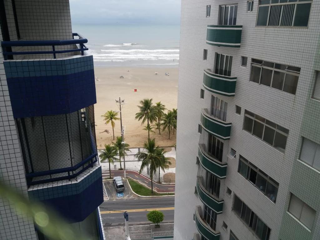 Lindo Apartamento Guilhermina - Edificio Frente Para O Mar Praia Grande  Exterior foto