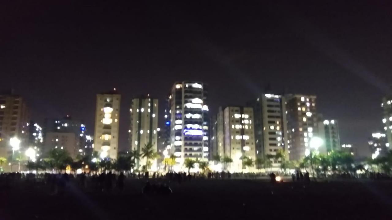 Lindo Apartamento Guilhermina - Edificio Frente Para O Mar Praia Grande  Exterior foto